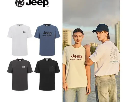 많이 구매하는 JEEP 남성 24 SUMMER COOL SORONA 반팔 티셔츠 4종 추천상품